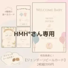 HMH°さん専用 ジェンダーリビールカード