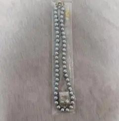 シルバー貝 パール ネックレス 2本イヤリングセット　3点セット