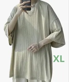 新品未使用 タグ付き‼️ tシャツ メンズ 半袖 夏 大きいサイズ　XL グリーン