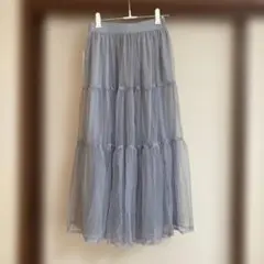 tocco closet グレー チュールスカートのサムネイル
