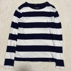 00s AZUL archive oldボーダーロンt y2k シティ　短丈