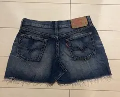 Levi's 501 デニムスカート フリンジヘム