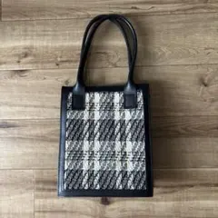 ツイード トートバッグ