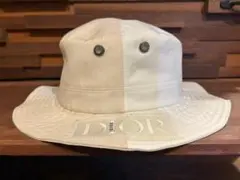 ♪送料無料★DIOR × sacai★名作コラボ★帽子★バケットハット★白★M♪