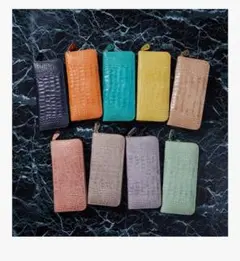Align 長財布　イエロー　仔牛革 anan 掲載商品