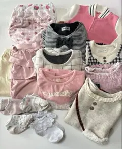 トップス アウター ズボン まとめ売り ベビー服 90 95 女の子