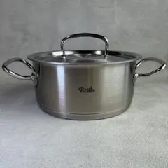 Fissler キャセロール 20cm 2L ステンレス両手鍋 強化ガラス蓋付き