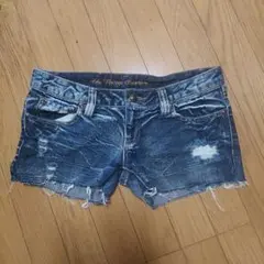 The Vintage Standard ダメージデニムショートパンツ「美品」