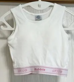 ラブトキシック(Lovetoxic) パット付きタンクトップ 140 ホワイト