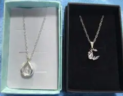 Bダンシングストーン:S925約45cm➕ステンレスチェーン:刻印無し約50cm