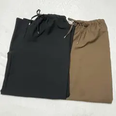 アメリカンホリック　パンツ　ブラックL 色違いのキャメルLはおまけです