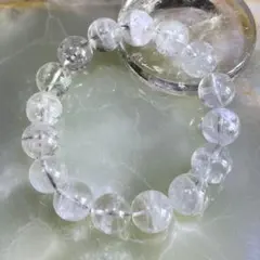 高品質 人気 コットンインクルージョンクォーツブレスレット セリ 