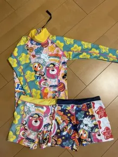 JAM ジャム男子水着　120センチラッシュガードスイムウェア3点セット