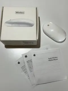 Apple Wireless Mighty Mouse 本体　ジャンク品　箱あり