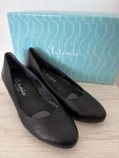 DIANA PUスムース　黒パンプス　22.5㎝　ヒール4㎝