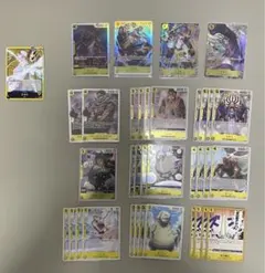 ワンピースカード『環境•優勝デッキレシピ』一部まとめ売り　黄エネル　引退品