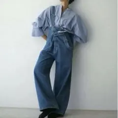 ETORE TOKYO 2wayハイライズサスデニムパンツ　EDWINのサムネイル