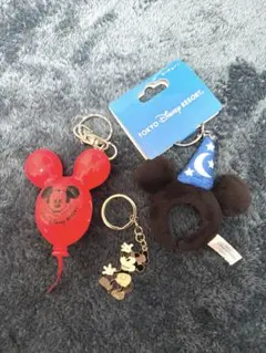 ディズニーリゾート ミッキー キーホルダーセット
