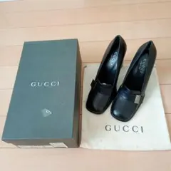 GUCCI ブラック ハイヒール サイズ37C