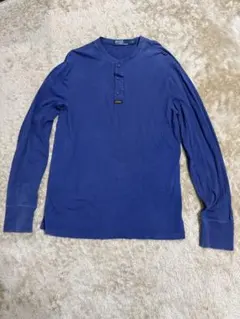 Polo Ralph Lauren ネイビー ヘンリーネック Tシャツ