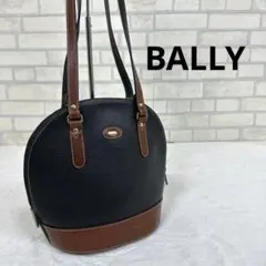 BALLY バリー ヴィンテージ ショルダーバッグ レザー ブラック