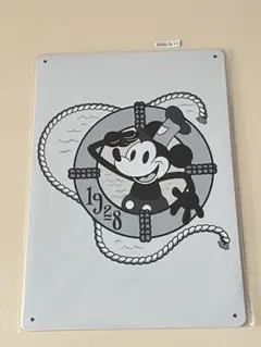 ミッキーマウス 1928 ブリキ看板 インテリア