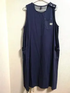 NORTHERN TRUCK ノースリーブ ワンピース ネイビー L
