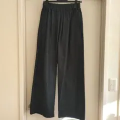 ババグーリデニムワイドパンツ　ゴムウエスト
