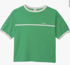 チャンピオン　グリーン　緑　リンガーTシャツ　半袖のサムネイル