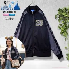 【希少】東京ディズニーリゾート 23周年記念 トラックジャケット LL 黒