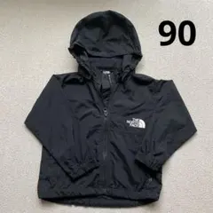 THE NORTH FACE キッズ フード付きジャケット ブラック 90のサムネイル