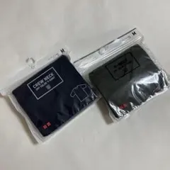 ユニクロ　（Vネック、クルーネック）ドライカラーTシャツ MEN M 2枚セット