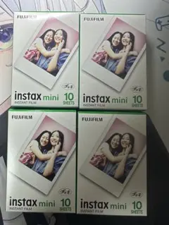 FUJIFILM instax mini チェキ　１０枚　4箱　フィルム