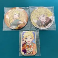 鏡音レン 缶バッジ 3点セット