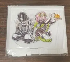 鬼滅の刃　柱稽古　背景付きアクリルスタンド　伊黒小芭内　甘露寺蜜璃