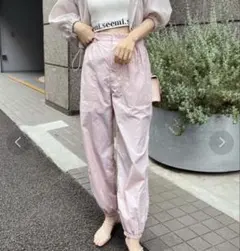 ナイスクラップ カーゴパンツ ピンクのサムネイル