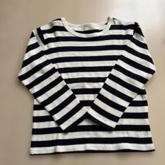ストライプ 長袖カットソー 130