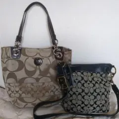 COACH　シグネチャー　ショルダーバッグ　ハンドバッグ☆2個　マイケルコースのサムネイル