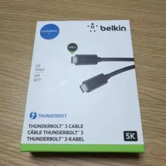【未開封新品】Belkin 2m F2CD085bt2M-BLK 40Gbpsのサムネイル