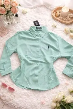 Polo Ralph Lauren 長袖シャツ ミントグリーンのサムネイル