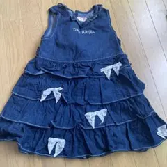 Time Angel デニムジャンバースカート 120