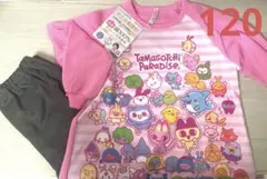 新品　たまごっちパラダイス 光るパジャマ 上下セット120