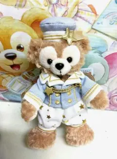 ダッフィー★復刻版ぬいぐるみバッジ