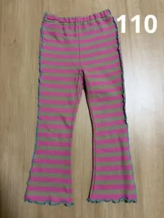 110 レギンス　保育園着　子供服　スパッツ　パンツ　しまむら