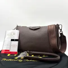 【未使用品】 COCOCELUX GOLD ショルダーバッグ ブラウンのサムネイル