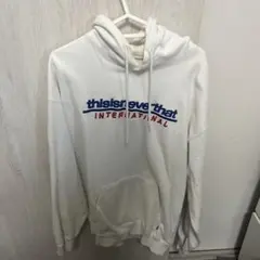 thisisneverthat パーカー ホワイト Mのサムネイル