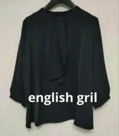english gril 　八分袖ブラウス
