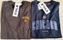 新品　Mサイズ　MLB パドレス　カブス　長袖Tシャツ　メッシュ　2枚セットのサムネイル