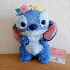 ディズニーAimery花かんむりぬいぐるみ【スティッチ】