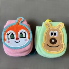 アンパンマン アップリケミニリュックポーチ　めいけんチーズ　ドキンちゃん